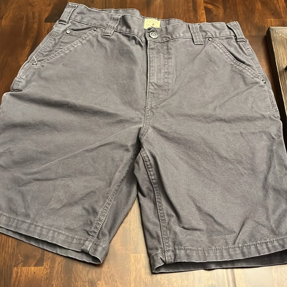 Red Head Canvas Utility Shorts Size 34 EUC worn a couple of times. Charcoal. - Picture 3 of 4
